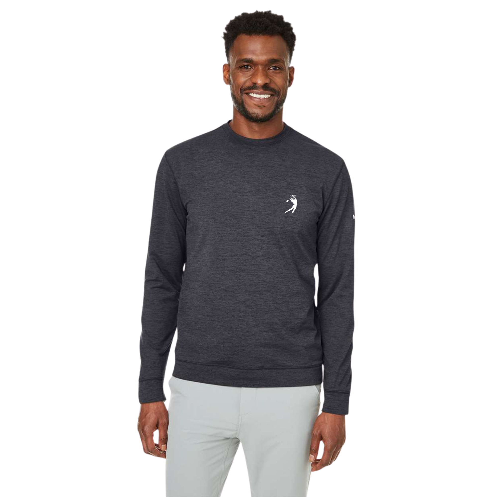 PUMA Air Golfy Performance Crew (PUMA Black Heather)